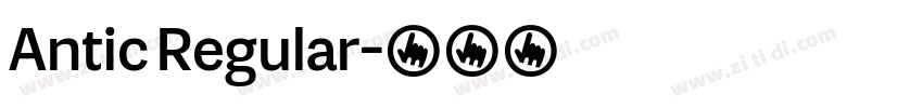 Antic Regular字体转换